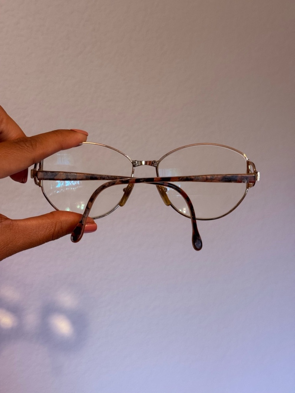 GUCCI | Vintage Round Metal Glasses - Gold Frame - Picture 2 of 7